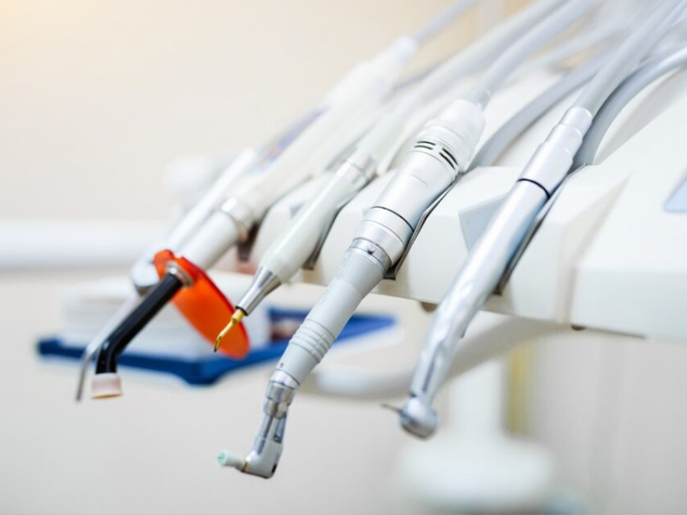 Dental clinic equipment photography